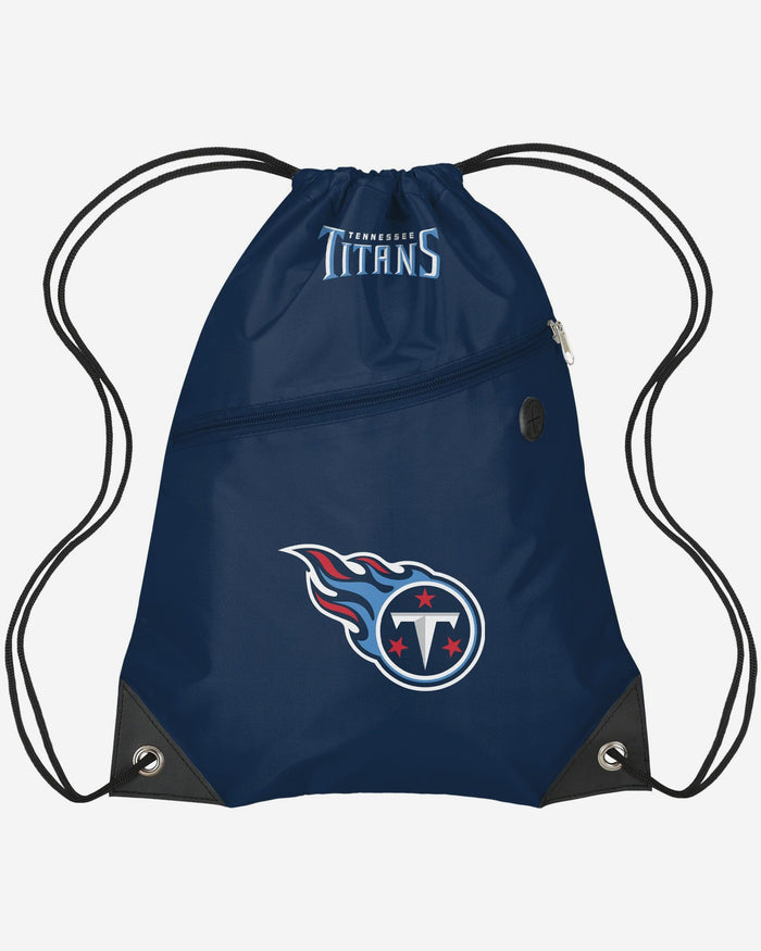 Tennessee Titans Pocket Drawstring Backpack FOCO - FOCO.com
