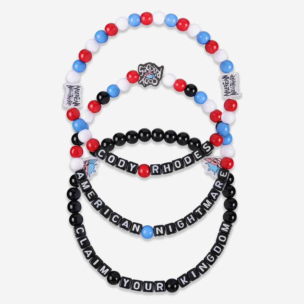 Cody Rhodes WWE 3 Pack Friendship Bracelet FOCO - FOCO.com
