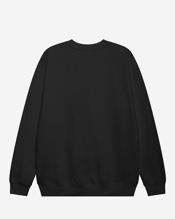 Wyoming Cowboys Primary Logo Crew Neck Sweatshirt FOCO Athletic Heather S - FOCO.com