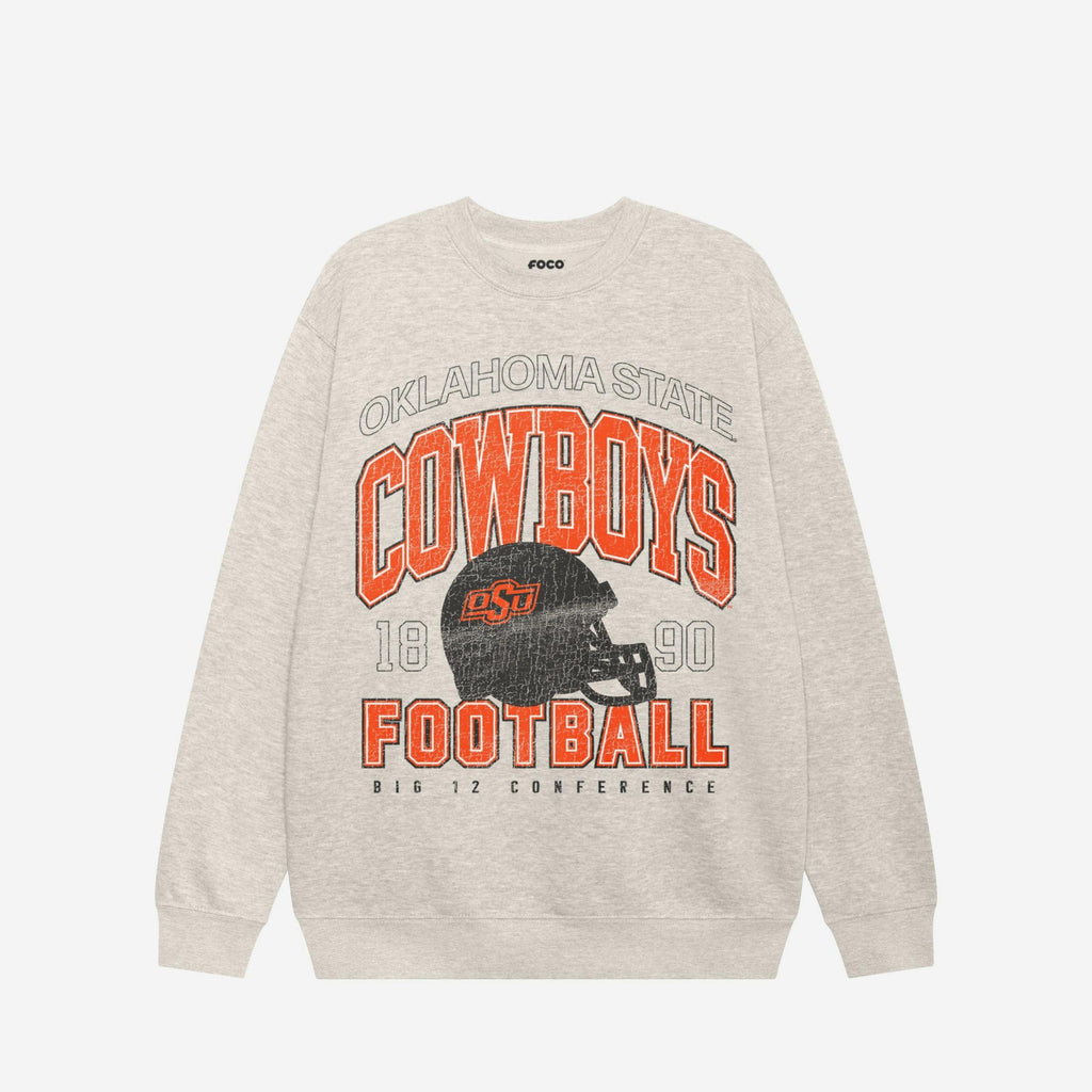 Oklahoma State Cowboys Varsity Crew Neck Sweatshirt FOCO S - FOCO.com