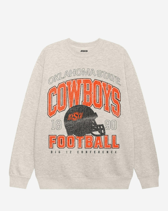 Oklahoma State Cowboys Varsity Crew Neck Sweatshirt FOCO S - FOCO.com