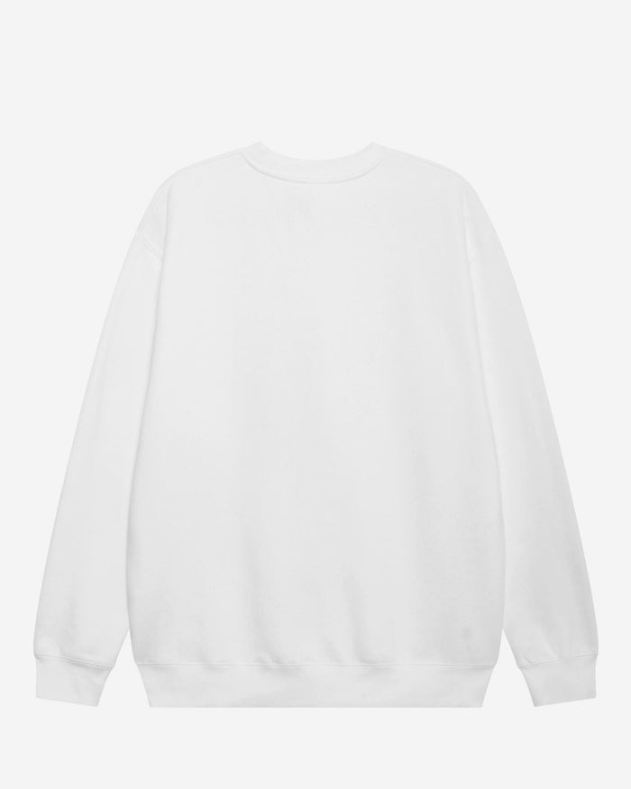 Miami Dolphins Banner Crest Crew Neck Sweatshirt FOCO Black S - FOCO.com