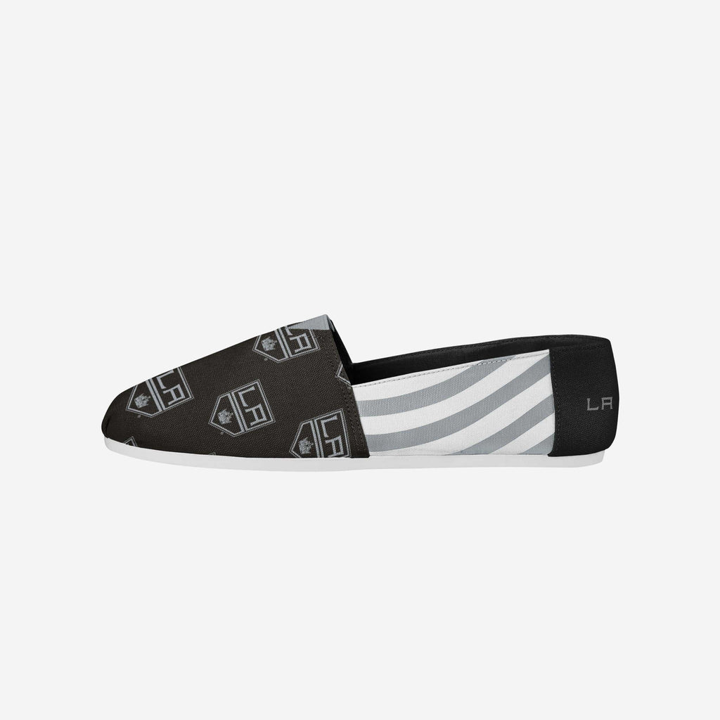 Los Angeles Kings Womens Stripe Canvas Shoe FOCO 6 - FOCO.com