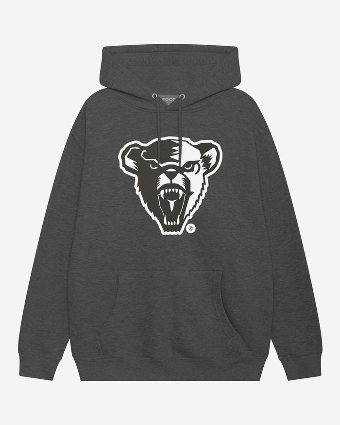 Maine Black Bears Black & White Primary Logo Hoodie FOCO S - FOCO.com