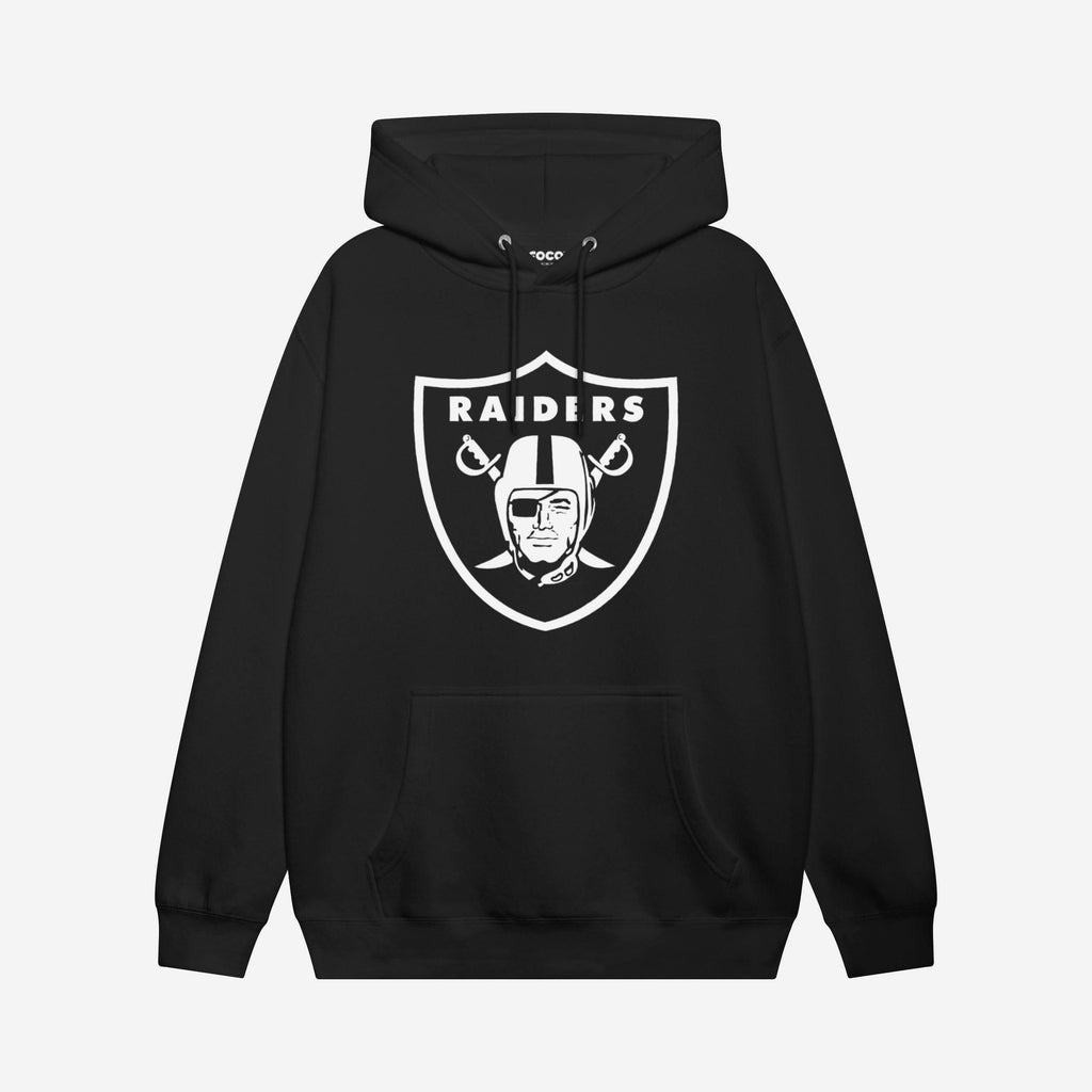 Las Vegas Raiders White Logo Hoodie FOCO S - FOCO.com