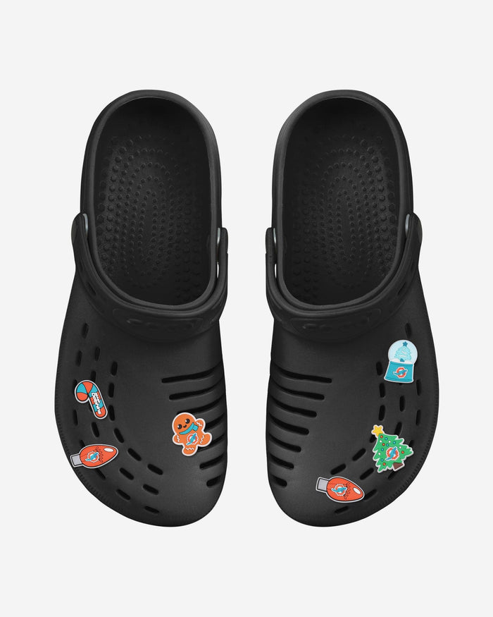 Miami Dolphins 6 Pack Holiday Team Clog Charms FOCO - FOCO.com