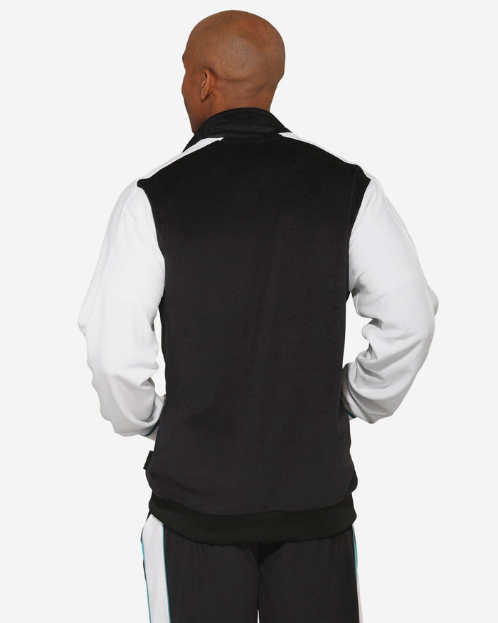 Miami Dolphins Two Tone Velour Zip Up Top FOCO S - FOCO.com