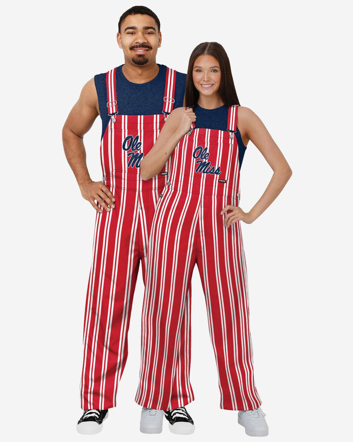Ole Miss Rebels Mens Sideline Spirit Bib Overalls FOCO - FOCO.com