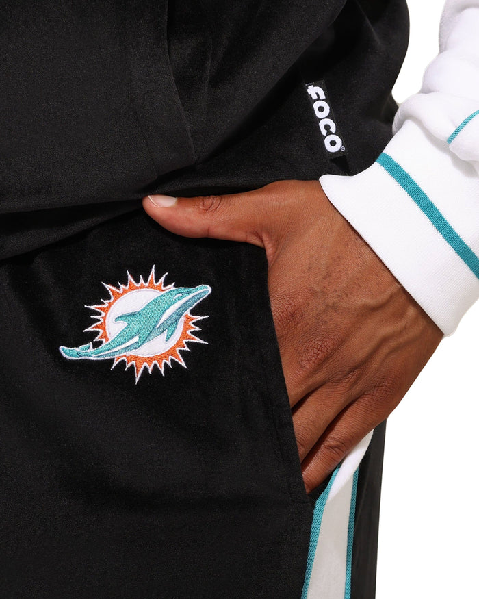 Miami Dolphins Two Tone Velour Pants FOCO S - FOCO.com