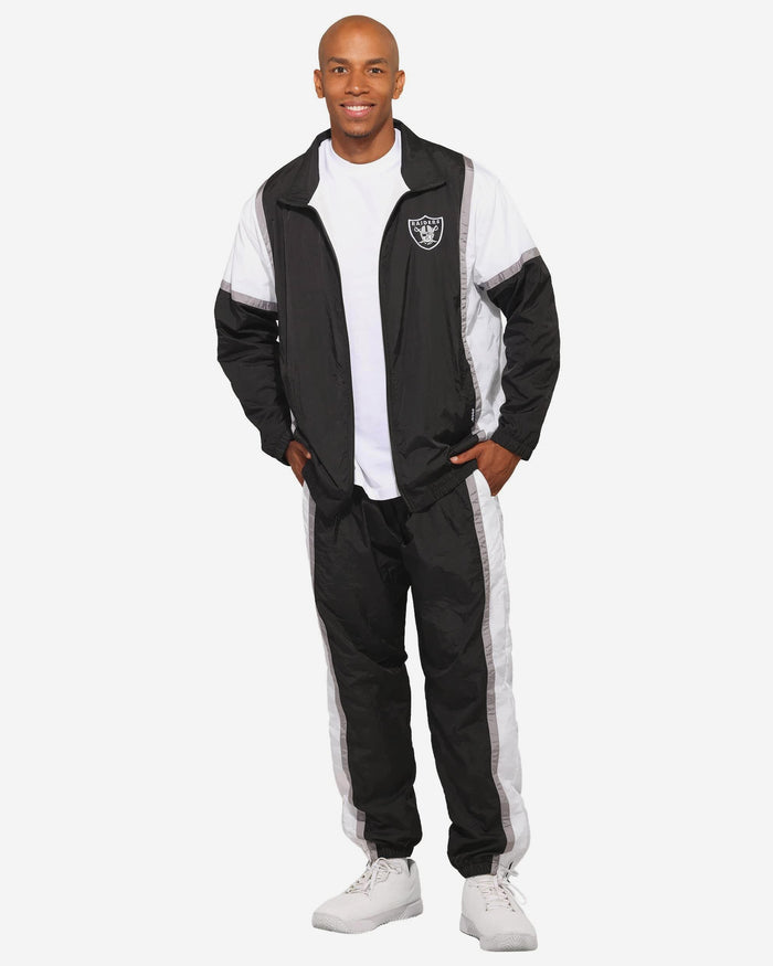 Las Vegas Raiders Nylon Crinkle Gameday Pants FOCO S - FOCO.com