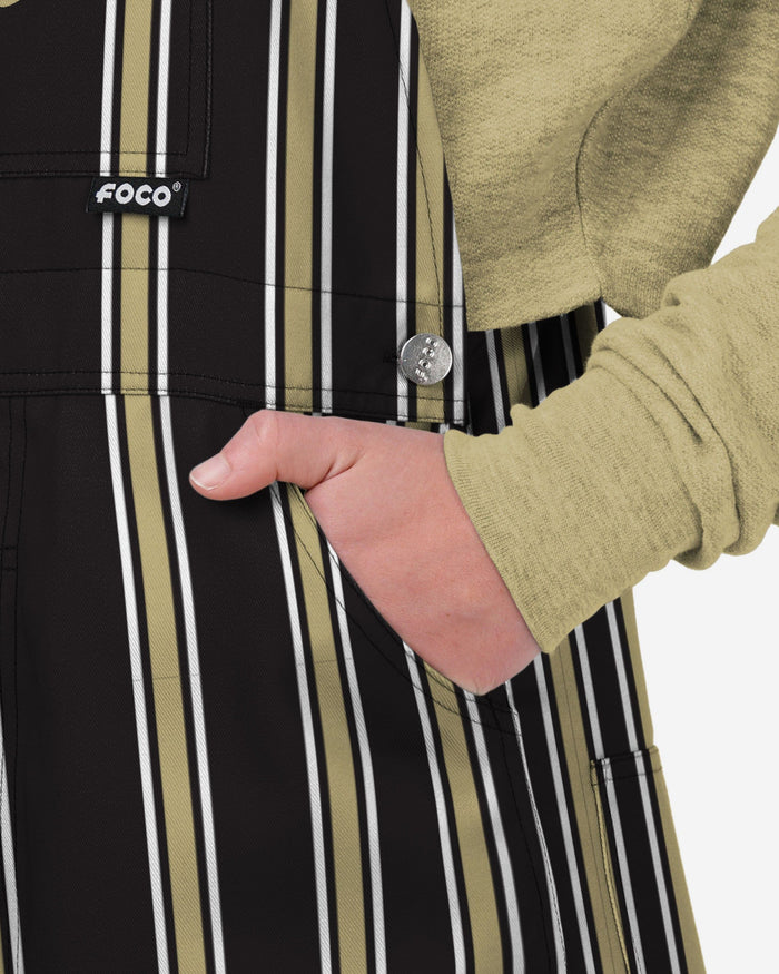 Colorado Buffaloes Womens Sideline Spirit Bib Overalls FOCO XS - FOCO.com