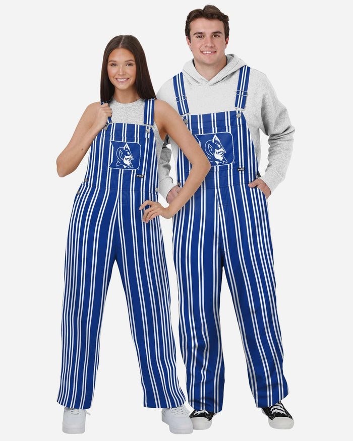 Duke Blue Devils Womens Sideline Spirit Bib Overalls FOCO XS - FOCO.com