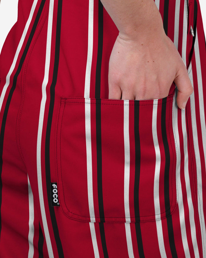 Georgia Bulldogs Womens Sideline Spirit Bib Overalls FOCO XS - FOCO.com