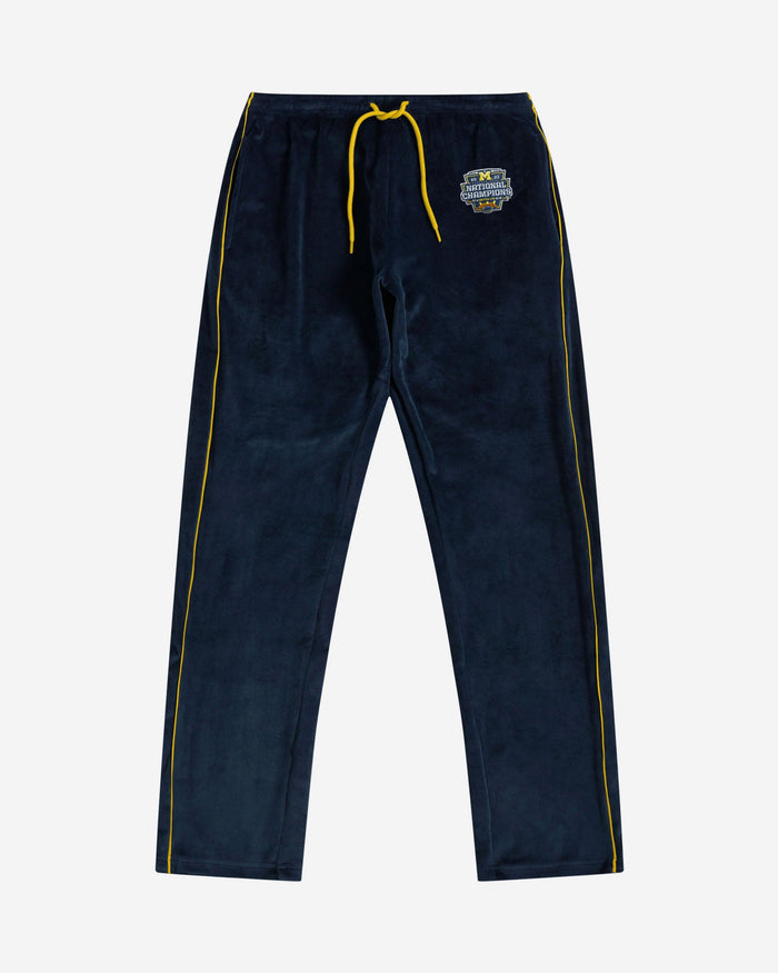 Michigan Wolverines 2023 Football National Champions Womens Velour Pants FOCO - FOCO.com