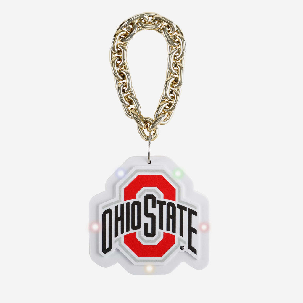 Ohio State Buckeyes Big Logo Light Up Chain Ornament FOCO - FOCO.com
