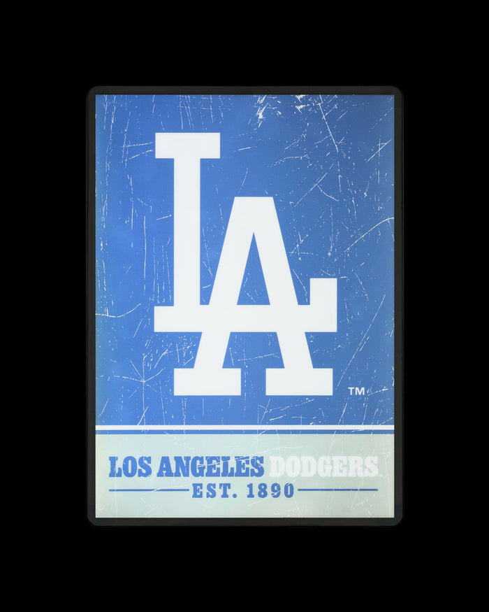Los Angeles Dodgers Big Logo Backlit Sign FOCO - FOCO.com