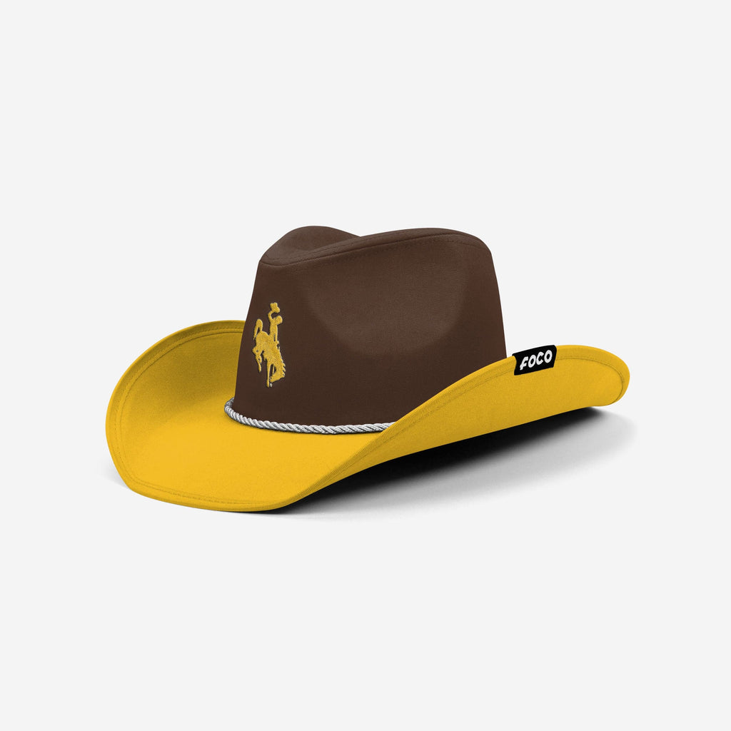 Wyoming Cowboys Two Tone Cowboy Hat FOCO - FOCO.com
