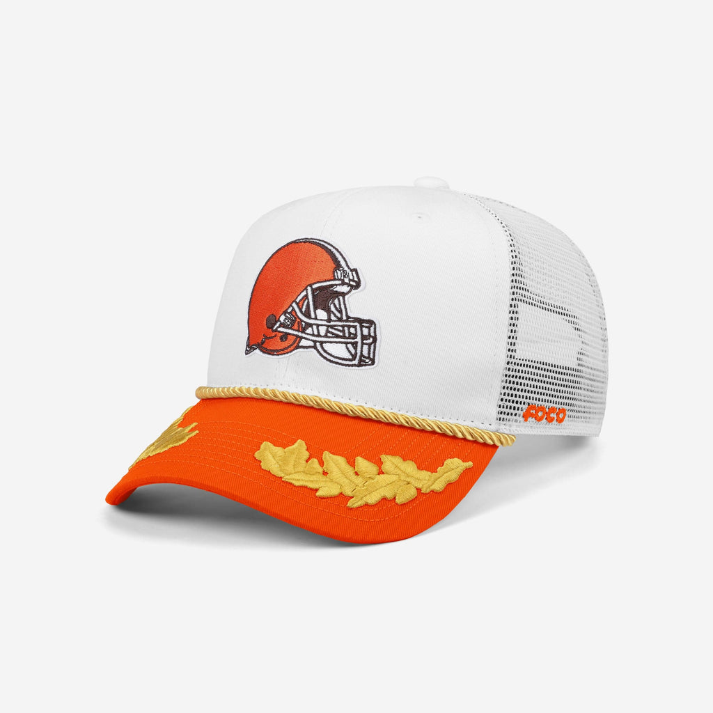 Cleveland Browns Captains Trucker Cap FOCO - FOCO.com
