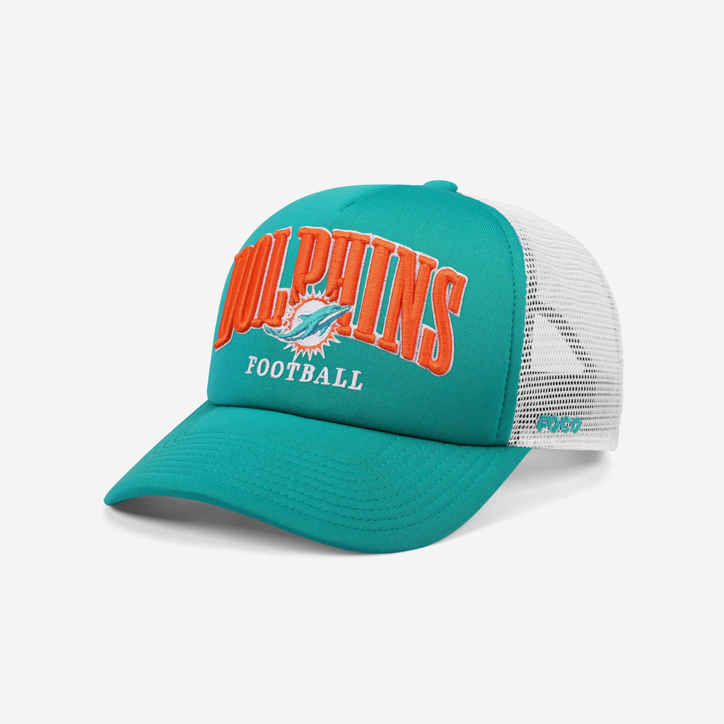 Miami Dolphins Foam Trucker Cap FOCO - FOCO.com