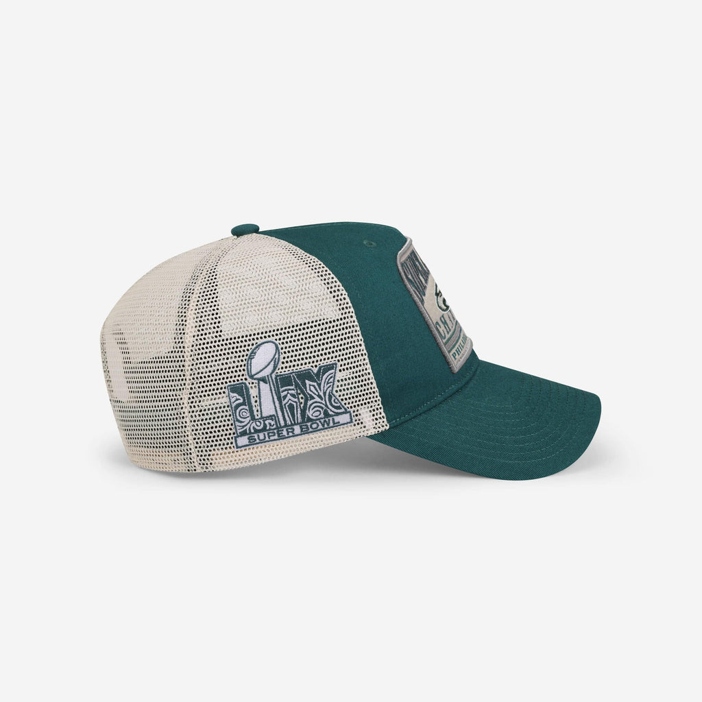 Philadelphia Eagles Super Bowl LIX Champions Truckstop Patch Trucker R FOCO