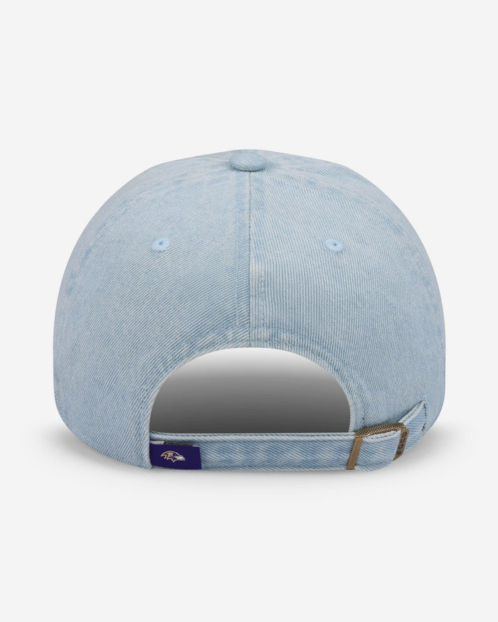 Baltimore Ravens Rhinestone Logo Denim Casual Cap FOCO - FOCO.com