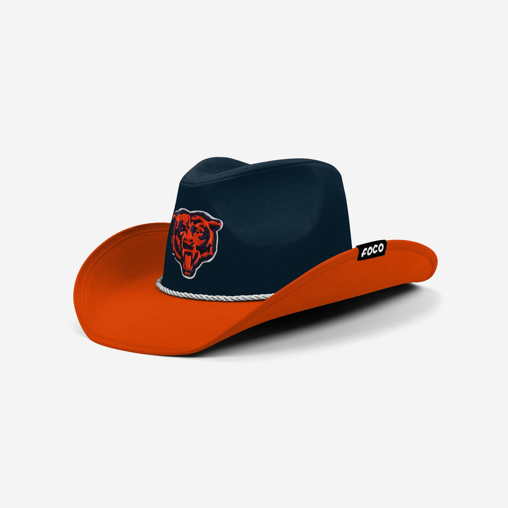 Chicago Bears Two Tone Cowboy Hat FOCO - FOCO.com