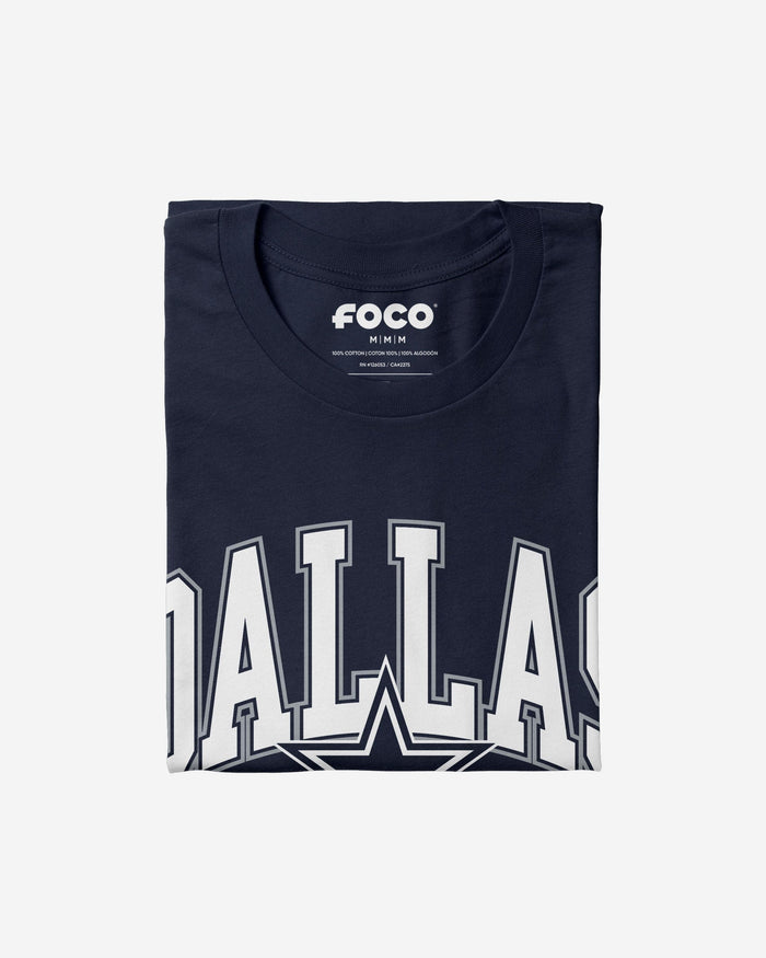Dallas Cowboys Arched Wordmark T-Shirt FOCO - FOCO.com