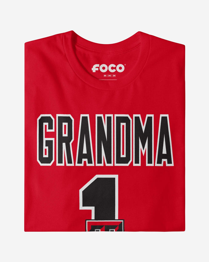 Texas Tech Red Raiders Number 1 Grandma T-Shirt FOCO - FOCO.com