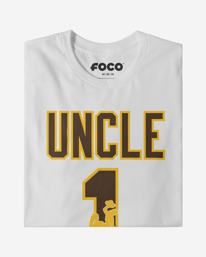Wyoming Cowboys Number 1 Uncle T-Shirt FOCO - FOCO.com