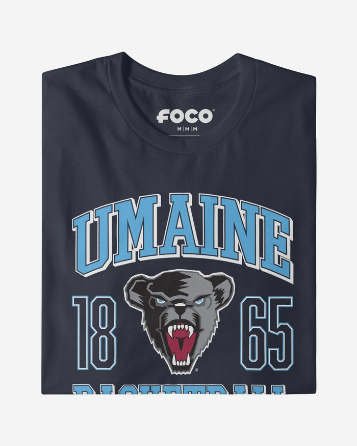 Maine Black Bears Basketball T-Shirt FOCO S - FOCO.com