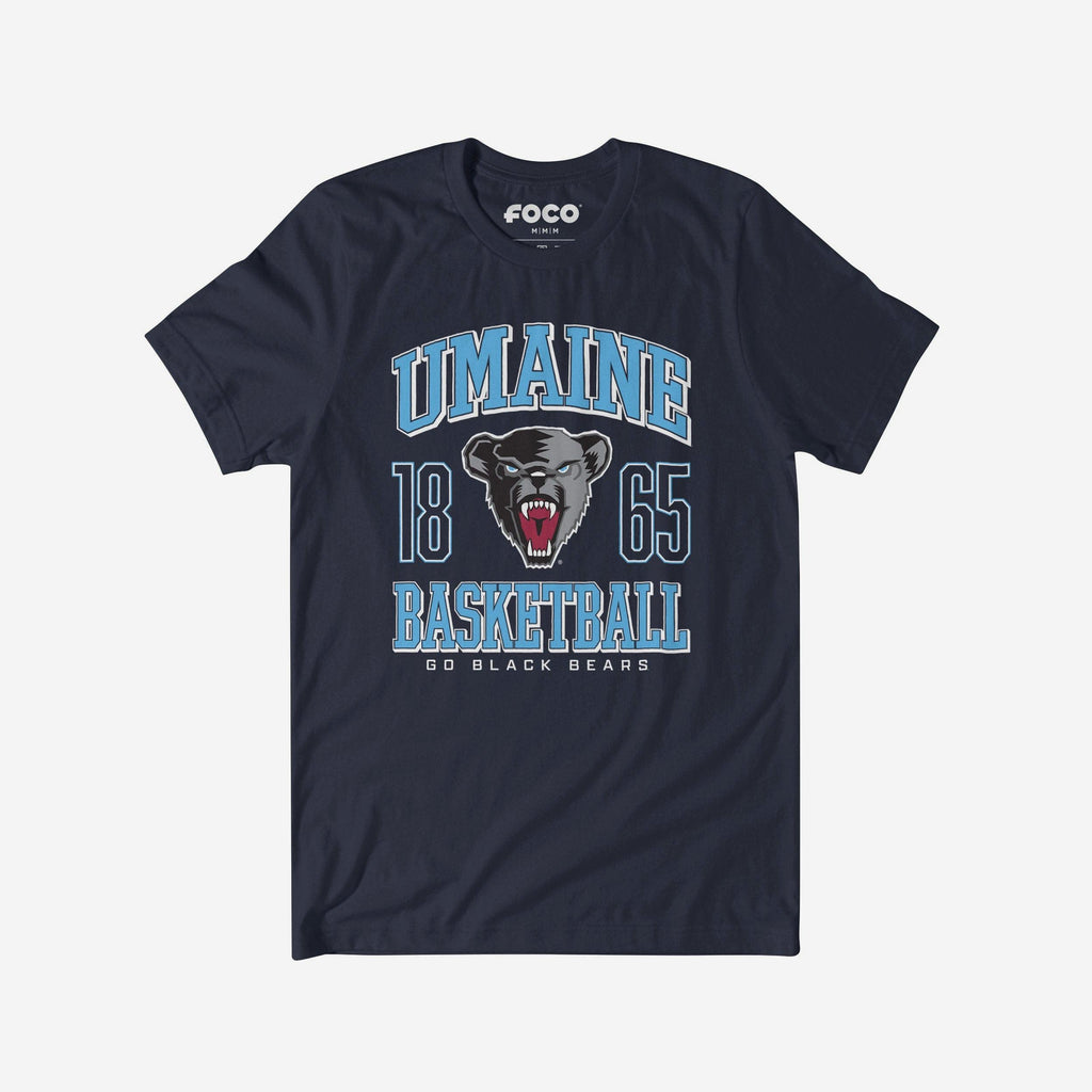 Maine Black Bears Basketball T-Shirt FOCO S - FOCO.com