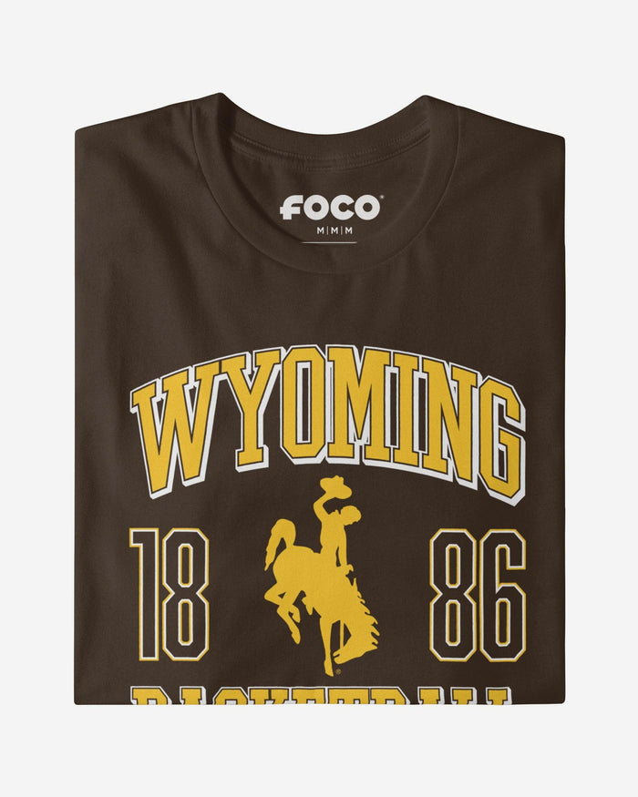 Wyoming Cowboys Basketball T-Shirt FOCO S - FOCO.com