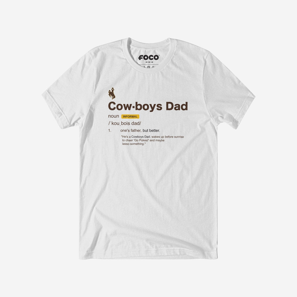 Wyoming Cowboys Dad Definition T-Shirt FOCO S - FOCO.com