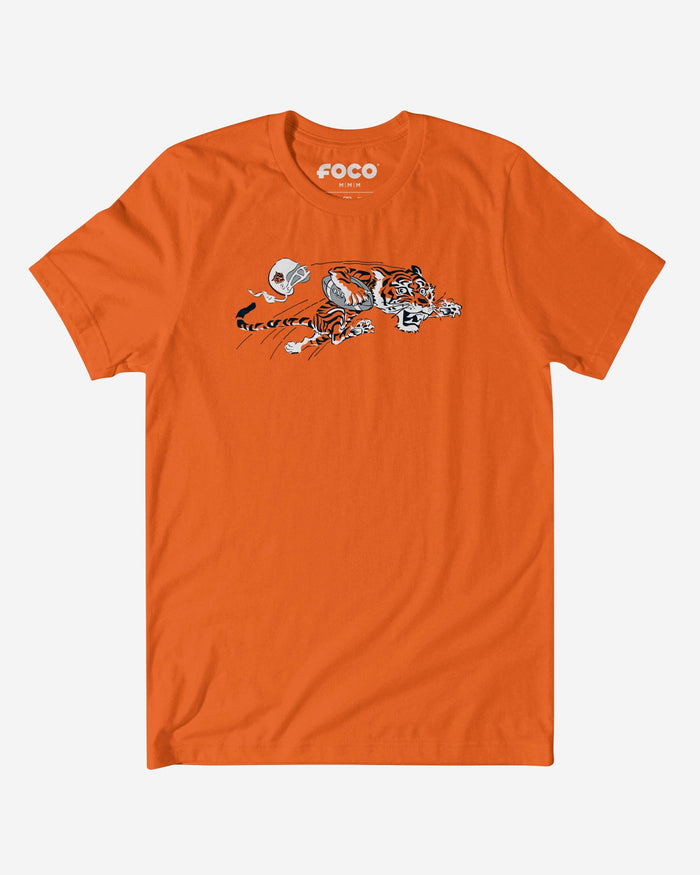 Cincinnati Bengals 1968 Retro Logo T-Shirt FOCO Orange S - FOCO.com