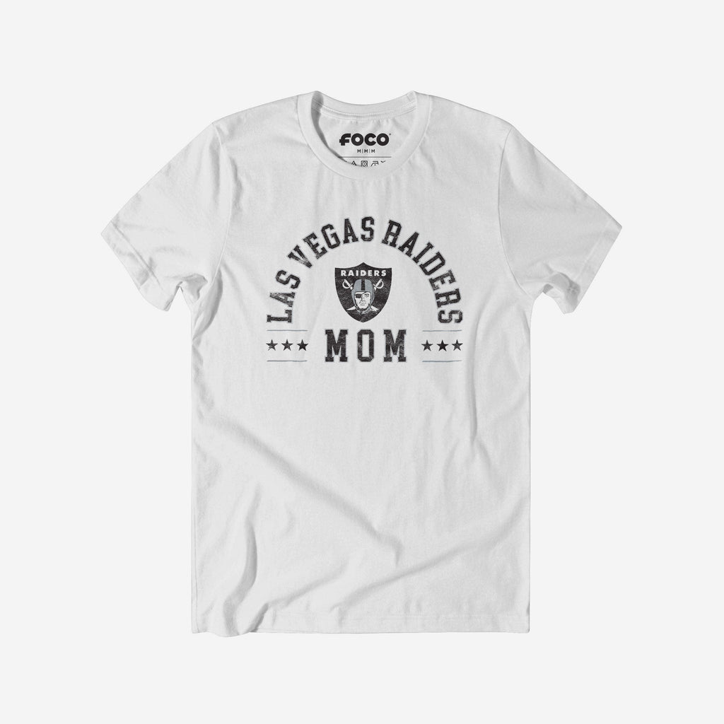 Las Vegas Raiders Mom Arched T-Shirt FOCO S - FOCO.com
