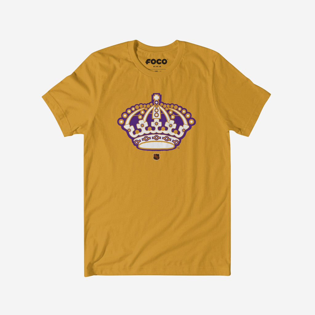 Los Angeles Kings 1967 Retro Logo T-Shirt FOCO Maize Yellow S - FOCO.com