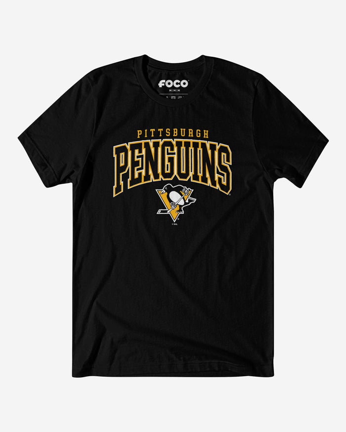 Pittsburgh Penguins Classic Logo T-Shirt FOCO Black S - FOCO.com