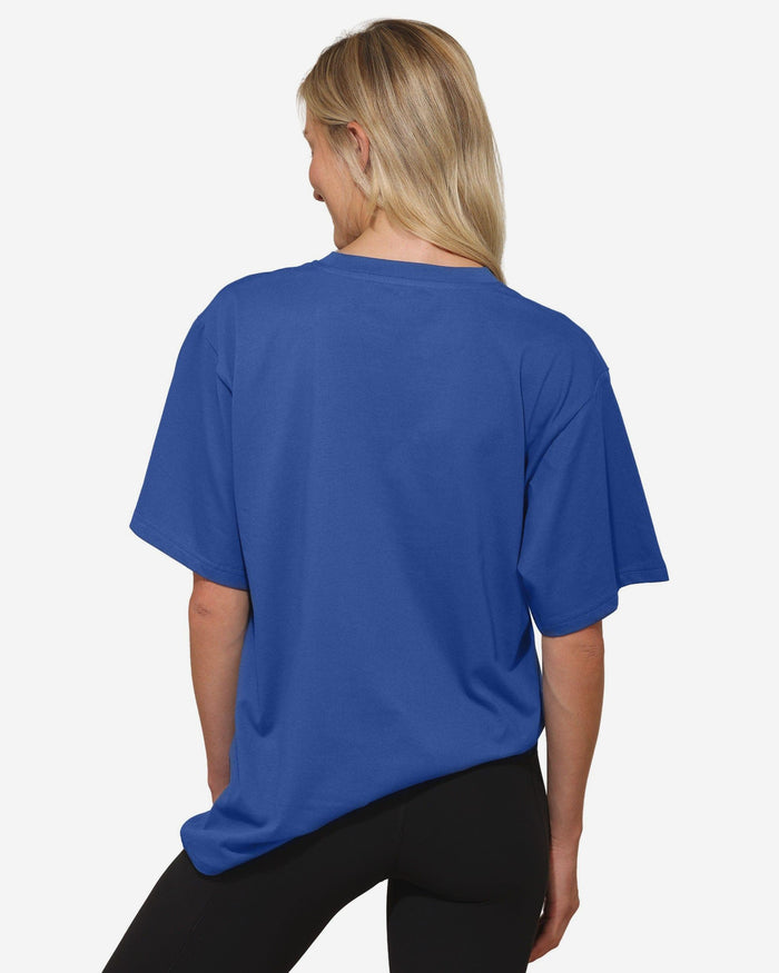 Buffalo Bills Womens Rhinestone Logo Oversized T-Shirt FOCO S - FOCO.com