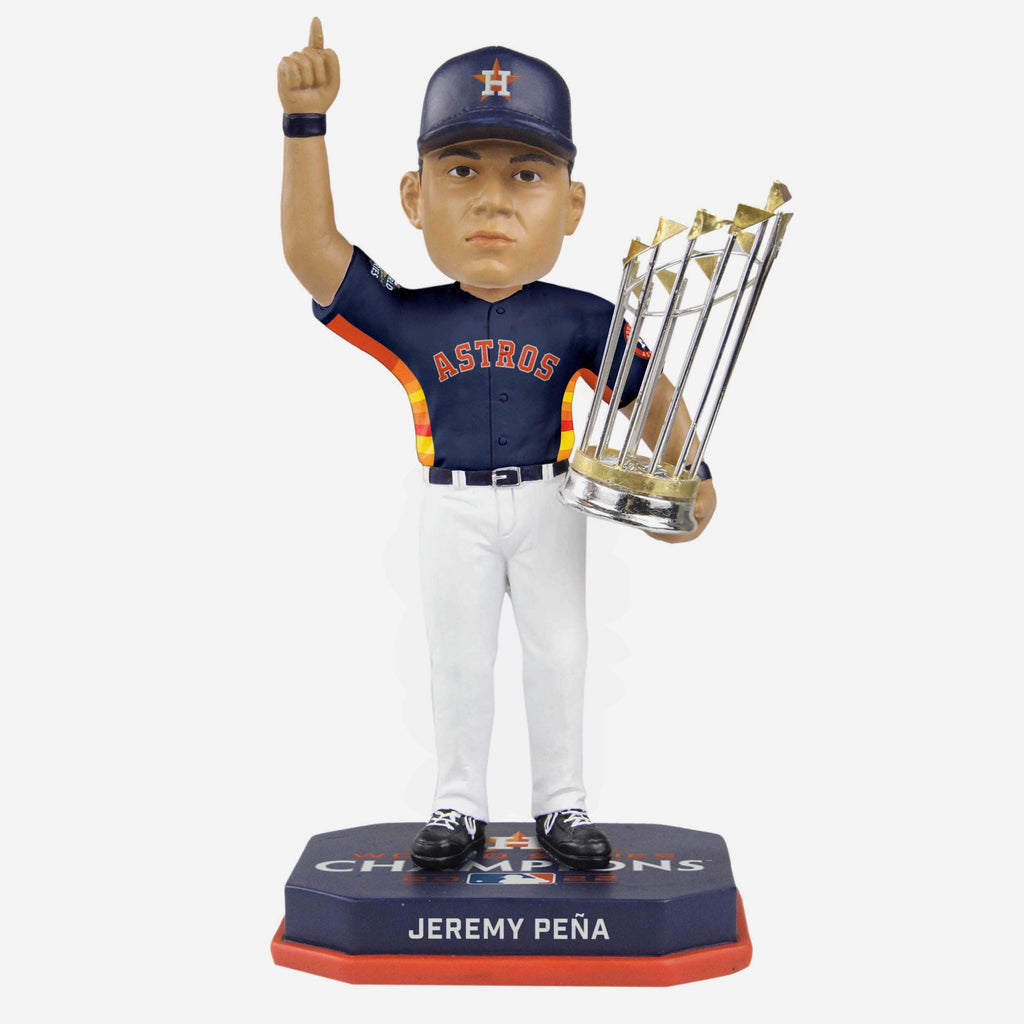 Jeremy Pena Houston Astros 2022 World Series Champions Orange Jersey B FOCO