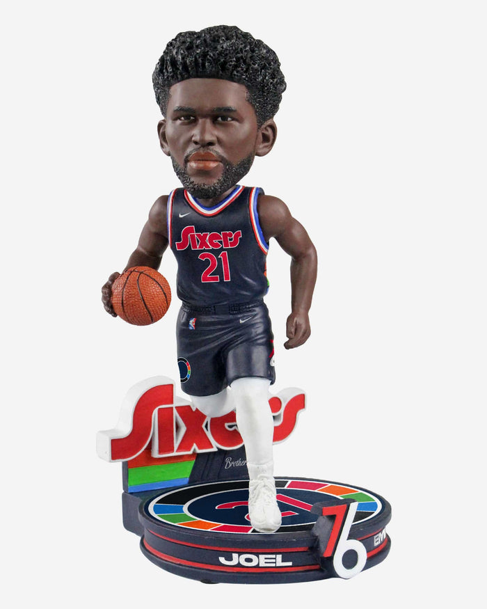 Joel Embiid Philadelphia 76ers 2022 City Jersey Bobblehead FOCO - FOCO.com