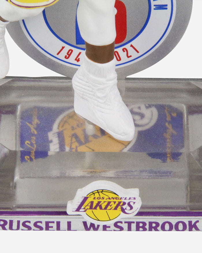Russel Westbrook Los Angeles Lakers 75th Anniversary Bobblehead FOCO - FOCO.com