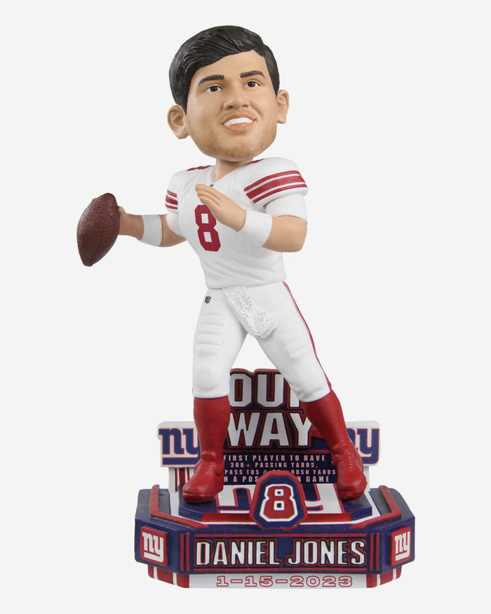 Daniel Jones New York Giants Our Way Bobblehead FOCO - FOCO.com