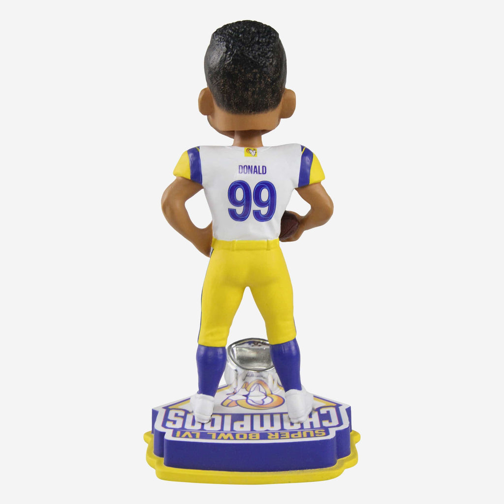 FOCO Selling Rams Bobblehead Of Aaron Donald Super Bowl LVI Ring Celebration