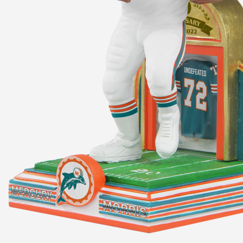 Mercury Morris Miami Dolphins 1972 Perfect Season 50th Anniversary Bob FOCO