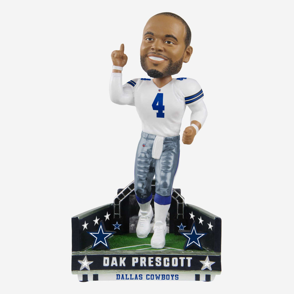 Dak Prescott Dallas Cowboys Pregame Tunnel Entrance Bobblehead FOCO