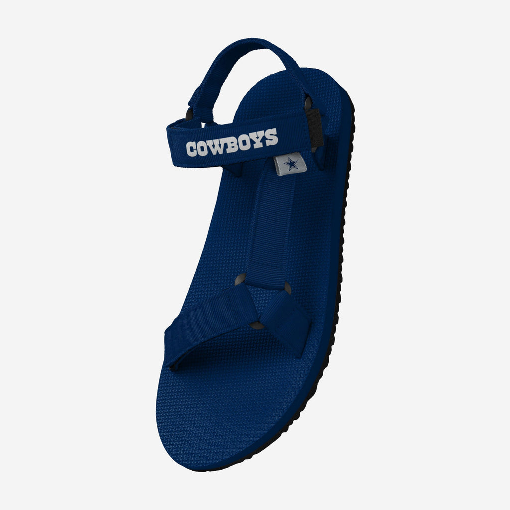 Dallas Cowboys Mens Solid Strap Sandal FOCO