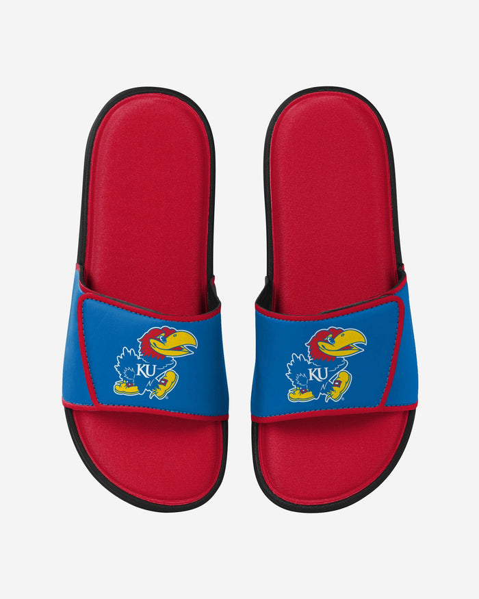 Kansas Jayhawks Foam Sport Slide FOCO S - FOCO.com
