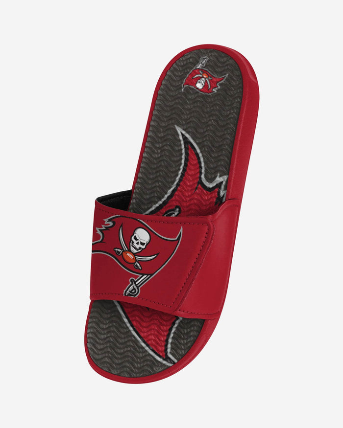 Tampa Bay Buccaneers Colorblock Big Logo Gel Slide FOCO - FOCO.com