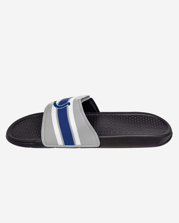 Indianapolis Colts Stripe Legacy Sport Slide FOCO - FOCO.com