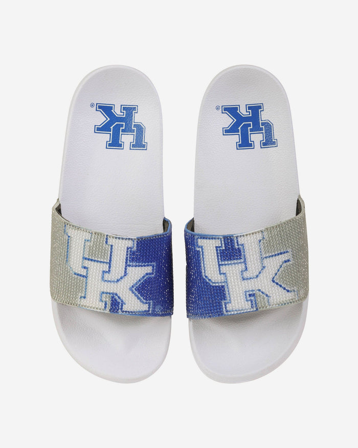 Kentucky Wildcats Womens Big Logo Shimmer Slide FOCO S - FOCO.com
